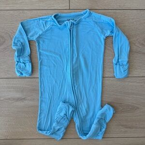 Little Sleepies Solid Sky Blue Zippy, 3-6m